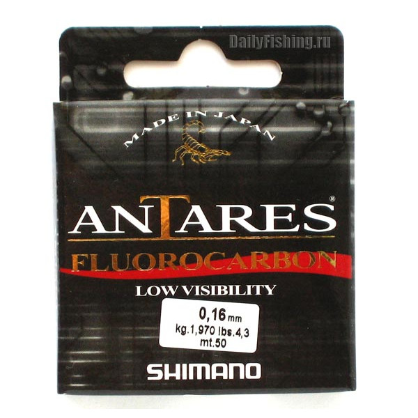 Леска зимняя Shimano Antares Fluorocarbon 30 м. 0,12 мм в Йошкар-Оле