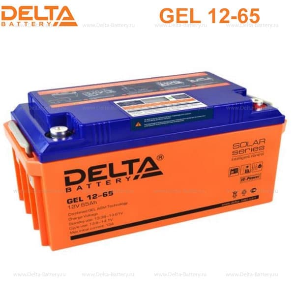 Аккумуляторная батарея Delta GEL 12-65 в Йошкар-Оле