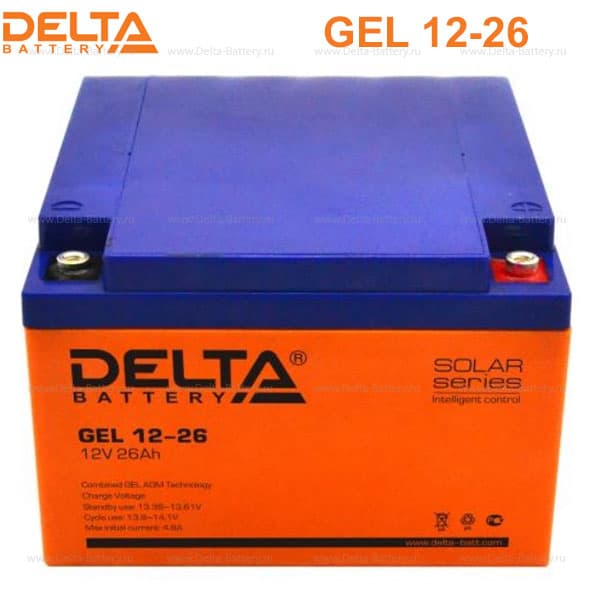 Аккумуляторная батарея Delta GEL 12-26 в Йошкар-Оле