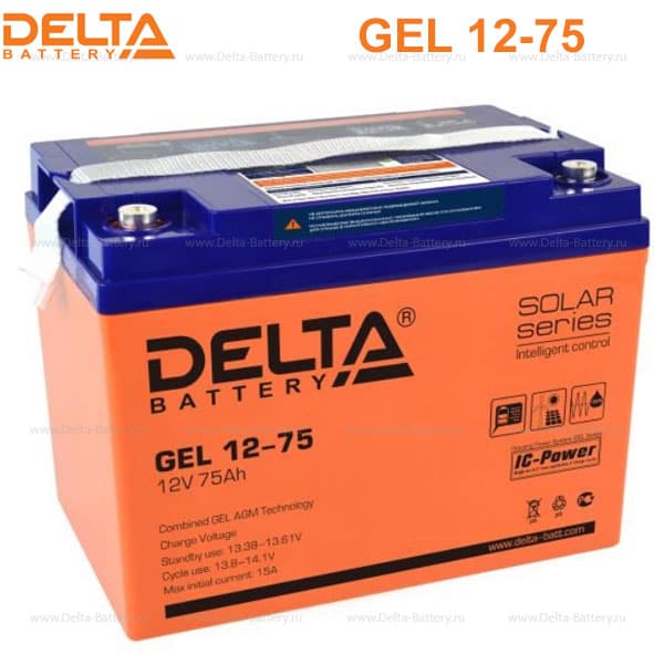 Аккумуляторная батарея Delta GEL 12-75 в Йошкар-Оле